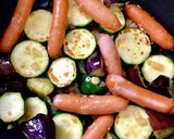 ウインナーズッキーニ・茄子の簡単トマト煮作り方9写真