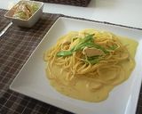 カレークリームパスタ作り方4写真