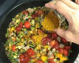 夏野菜のドライカレー作り方8写真