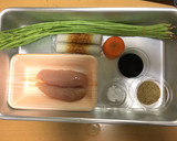 ささげとちくわのゴマ和え作り方1写真