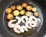ズッキーニとエビのピリ辛マヨネーズ炒め作り方3写真
