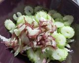 みょうがとセロリのマリネ作り方1写真