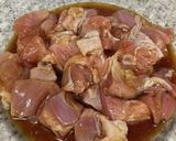 レンジで簡単！鶏肉とかぼちゃの甘辛煮作り方1写真