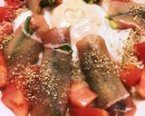 胡瓜の生ハムロール乗せ冷やし塩ラーメン作り方7写真