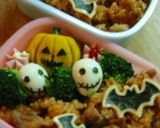 かぼちゃのサラダღキャラ弁に✿作り方6写真