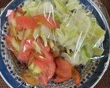 簡単レンチン✩.*˚鰯みそトマきゃべつ作り方2写真