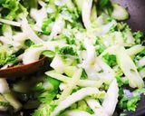 セロリのスパイスきんぴら　作り方3写真