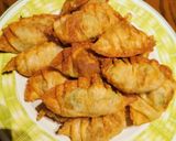 オクラとカニカマ餃子作り方6写真