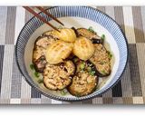 あわび 茄子丼 / なすレシピ作り方8写真