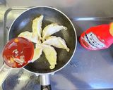 ヤンニョムチキン風　低糖質餃子アレンジ作り方3写真