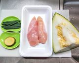 冬瓜と鳥ささみの煮浸し作り方1写真