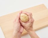 オオカミさんおにぎり作り方1写真