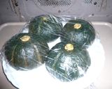 坊ちゃんかぼちゃのまるまるプリン作り方1写真