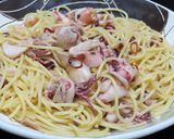 時短☆ボイルヤリイカのジェノベーゼパスタ作り方11写真