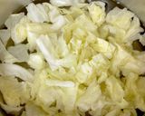 キャベツとわかめの味噌汁^^作り方3写真