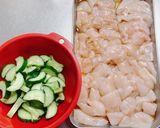 きゅうりと鶏胸肉の炒め物。作り方2写真