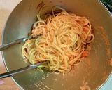 いかとたらこの和風パスタ作り方4写真