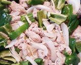 ワインに合う♪豚肉ピーマンのハリッサ炒め作り方5写真