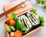 漬物入り★折りたたみ型おにぎらず作り方8写真