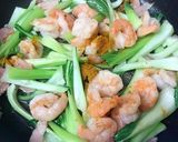 海老と青梗菜の焼きそば☆ナンプラーカレー作り方12写真