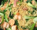 海老と青梗菜の焼きそば☆ナンプラーカレー作り方14写真