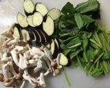 茄子とほうれん草の蒸し焼き(塩味)作り方2写真