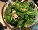 茄子とほうれん草の蒸し焼き(塩味)作り方5写真
