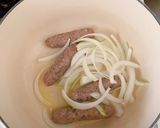 紫キャベツとソーセージ白インゲンの煮込み作り方4写真
