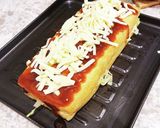 栃尾揚げのお好み焼き風作り方3写真