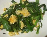 簡単・うまい!塩昆布にら玉作り方13写真