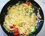 簡単ランチ☆夏野菜とツナ缶で塩麹パスタ作り方8写真