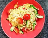 簡単ランチ☆夏野菜とツナ缶で塩麹パスタ作り方11写真