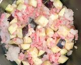 ナスと挽き肉炒め　幼児食作り方3写真
