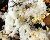 鶏肉と塩昆布の炒飯作り方4写真