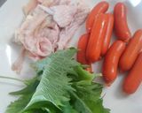 とり皮のウィンナー巻き作り方1写真