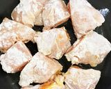 鶏むね肉の明太チーズはさみ焼き作り方4写真