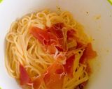生ハムカルボナーラ作り方8写真