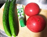 夏野菜のサッパリ和え☆作り方1写真