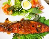 簡単　鮭のムニエルオニオンソース作り方10写真
