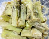 焼き茄子の練り胡麻和え作り方4写真