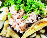 簡単！おかず！なすとツナ缶のさっぱり和え作り方3写真
