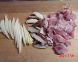 鶏のもも肉の親子煮（親子丼）作り方1写真