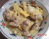 鶏のもも肉の親子煮（親子丼）作り方4写真