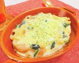簡単☆野菜とチキンのマカロニグラタン作り方8写真
