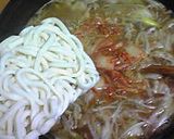 簡単☆煮込み豚キムチうどん☆作り方5写真