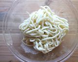 mベーコンと玉ねぎの味噌クリームうどん作り方2写真