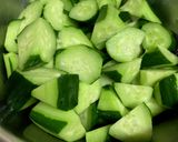 塩麹で　中華風きゅうり作り方1写真