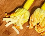花ズッキーニのチーズフリッター作り方4写真