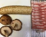 ながいもと豚バラの炒め味噌煮作り方1写真