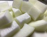冬瓜と豚肉の煮物☆作り方1写真